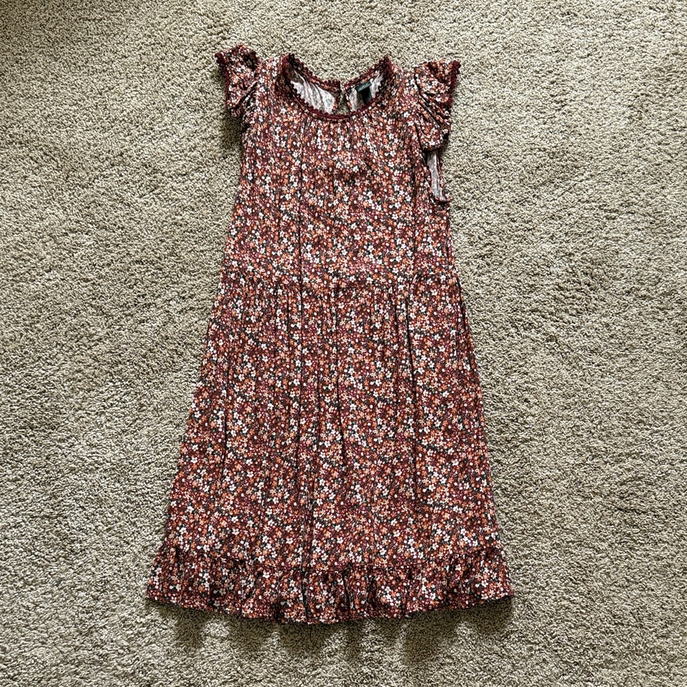 Wild Fable Floral Women’s Dress - Red and White